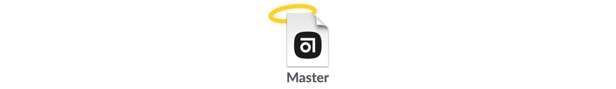Image of a Sketch file with and Abstract logo and a halo, to show it is a protected file.