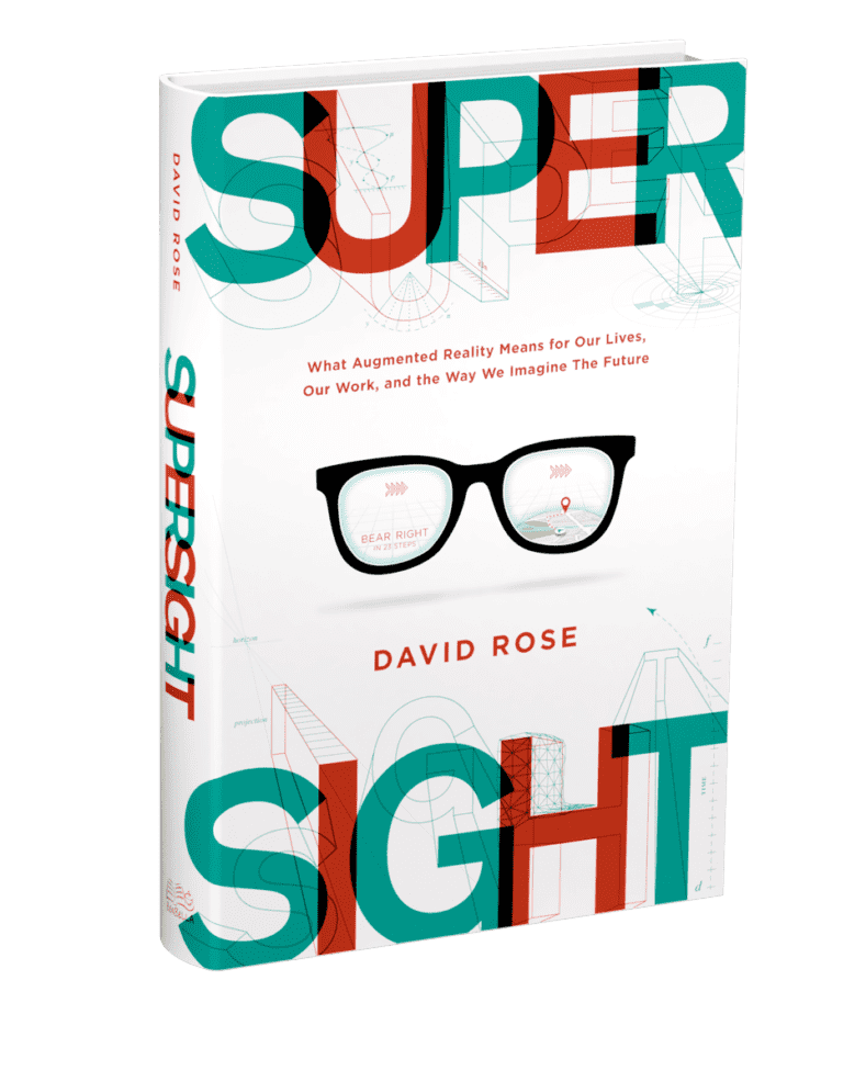 a book cover for Supersight by David Rose